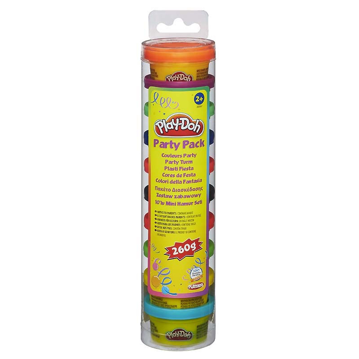 Ống Bột Nặn 10 Màu Playdoh 22037